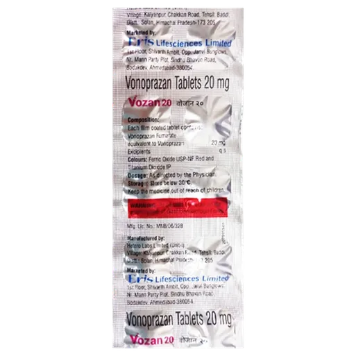 vozan 20 tablet 10's